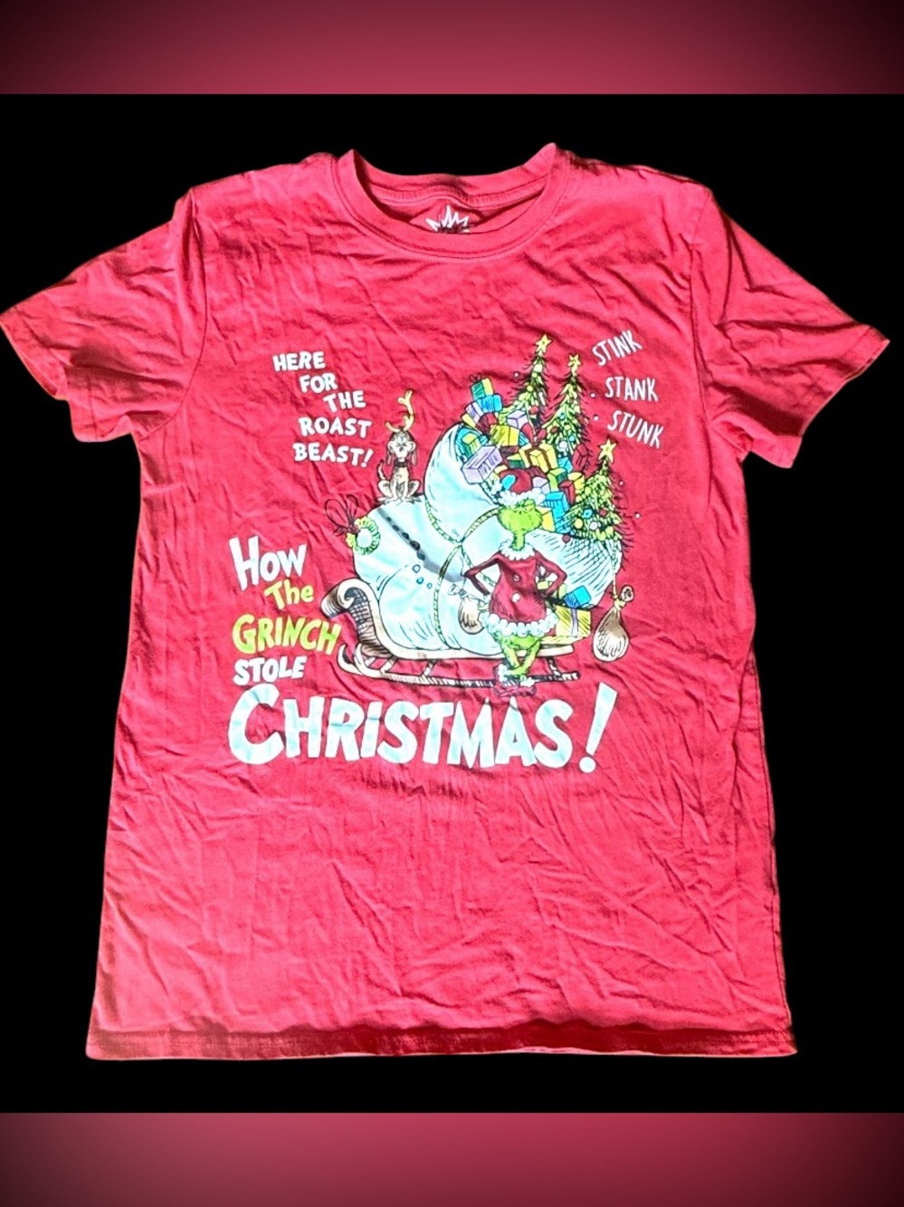 How The Grinch Stole Christmas! Graphic Tee - Red